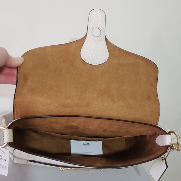 NWT! *LIMITED EDITION* COACH MIXED PATCHWORK CONVERTIBLE JADE SHOULDER BAG - Picture 10 of 14